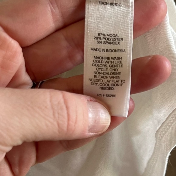 LIKE NEW Express One Eleven Laced Neck Tee - Picture 2 of 4